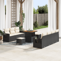 10-teiliges Garten-Sofa-Set...