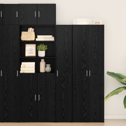 Highboard Schwarz Eiche...