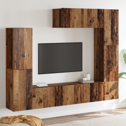 7 Teile TV Schrank Set...