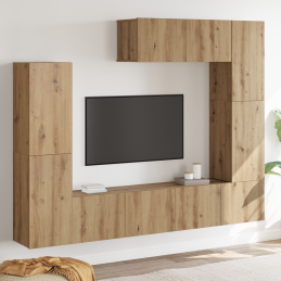 7-teiliges TV Schrank Set -...