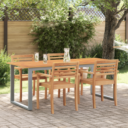 Gartentisch Grau 160x80x75...