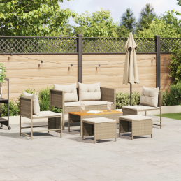 Outdoor Sofa Set Beige und...