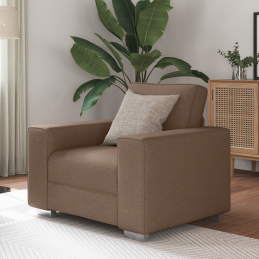 Sessel Braun 59 cm aus Stoff