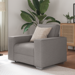 Sofa Stuhl in Taupe - 59 cm...