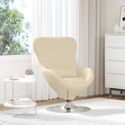 Eierstuhl Creme Stoff