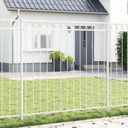 Gartenzaun Weiß 1,7x1,2 m...