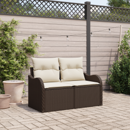 2-Sitzer Garten-Sofa mit...
