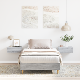 Bettgestell 90x200 cm Grau...