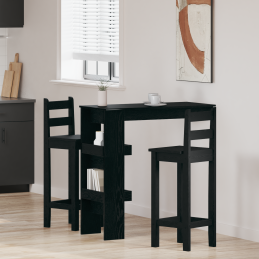 Wand-Bar-Tisch - Schwarzes...