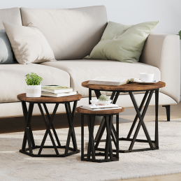3er Set Nesting-Tische -...