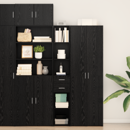 Highboard Schwarz Eiche...