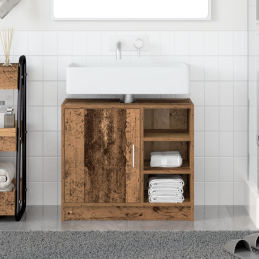 Waschtisch-Schrank Altholz...