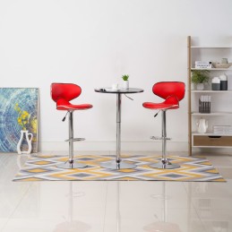 Barhocker 2 Stk. Rot...