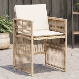 Gartenstühle mit Kissen 4...