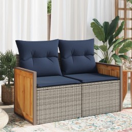 Gartensofa mit Kissen...