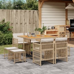 9-tlg. Garten-Essgruppe mit...