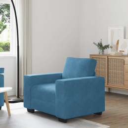 Sessel Blau 60 cm Samt