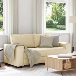 2-Sitzer-Sofa Creme 140 cm...