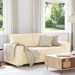 Zweisitzer-Sofa Creme 140...
