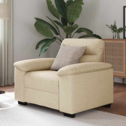 Sessel Creme 60 cm Stoff