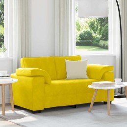 Zweisitzer-Sofa Gelb 120 cm...