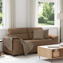 2-Sitzer-Sofa Braun 140 cm...