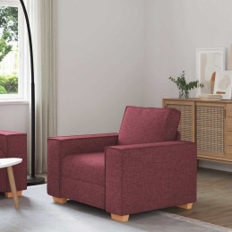Sofa Stuhl Weinrot 60 cm Stoff