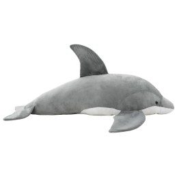 Delfin Kuscheltier Plüsch Grau