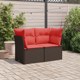 Gartensofa mit Kissen...