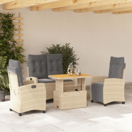 4-tlg. Garten-Essgruppe mit...