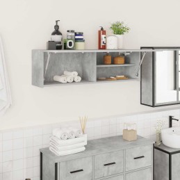 Bad-Wandschrank Betongrau...