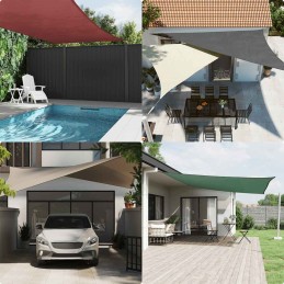 Sonnensegel Taupe 7x5x5 m...