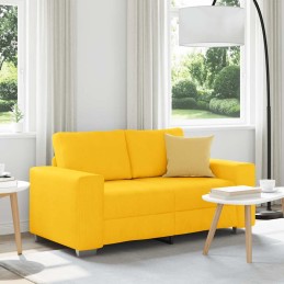 Zweisitzer-Sofa Hellgelb...