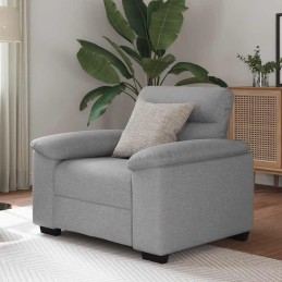 Sessel Wolkengrau 60 cm Stoff