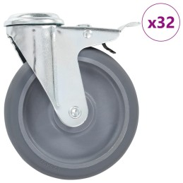 32 Stk. Lenkrollen mit...
