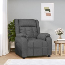 Relaxsessel Dunkelgrau Stoff