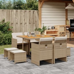 9-tlg. Garten-Essgruppe mit...