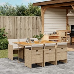 7-tlg. Garten-Essgruppe mit...