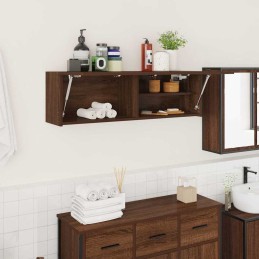 Bad-Wandschrank Braun...