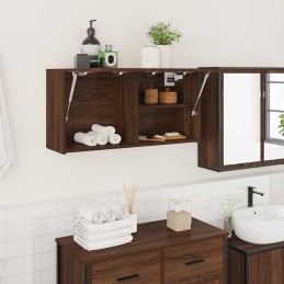 Bad-Wandschrank Braun...