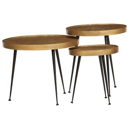 Couchtisch 3 Stk. Golden...