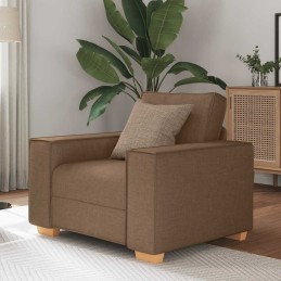 Sofa Stuhl Braun 60 cm Stoff
