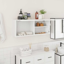 Bad-Wandschrank Weiß...