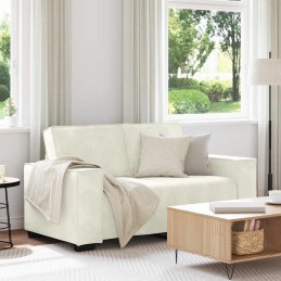 2-Sitzer-Sofa Creme 120 cm...