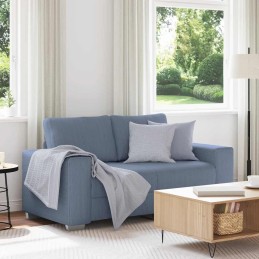 Zweisitzer-Sofa Blau 120 cm...