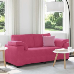 Zweisitzer-Sofa Weinrot 140...