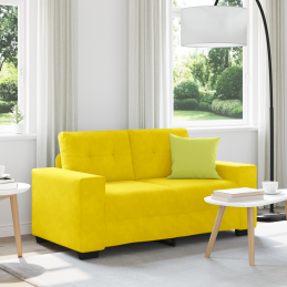 Zweisitzer-Sofa Gelb 120 cm...