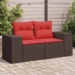 Gartensofa mit Kissen...