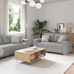 2-teiliges Sofa Set mit...
