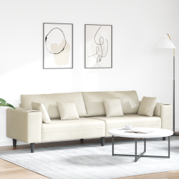 Samt Sofa mit Kissen mit...